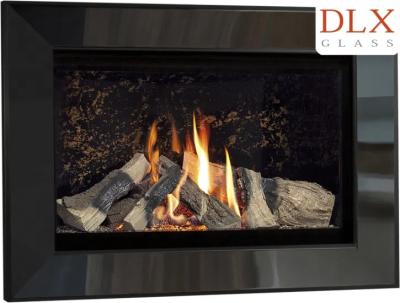 Deluxe Aleesia HE Gas Fire - Black and Gold 