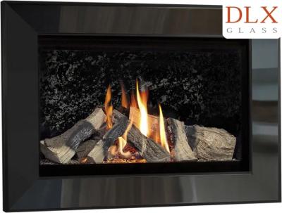 Deluxe Aleesia HE Gas Fire - Black Onyx Grey