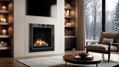 Asencio Deluxe MK2 Gas Fire - Onyx Grey Black 