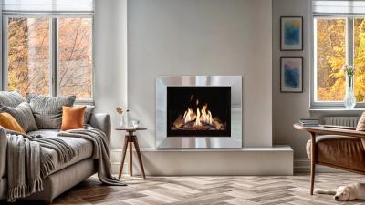 Celena MK3 Gas Fire - Chrome Fascia