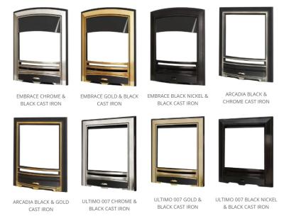 Passion Gas Fire - Balanced Flue - Fascia Options 1