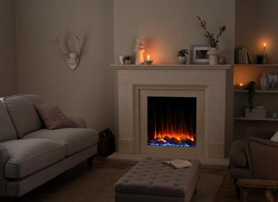 British Fires New Forest 650SQ Media Wall Fire - Night Scene