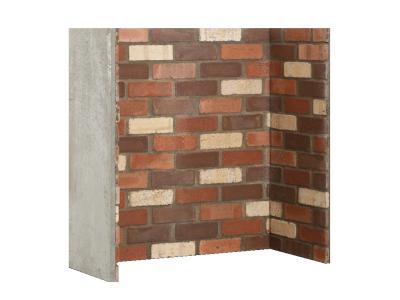 Rainbow Brick Stove Chamber