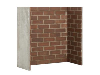 Rustic Brick Stove Chamber