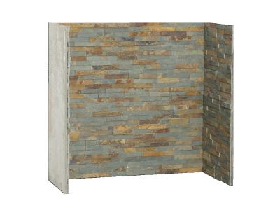 Rusty Slate Stove Chamber