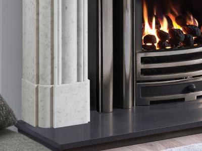 The Hogarth 56 Fire Surround - leg bottom
